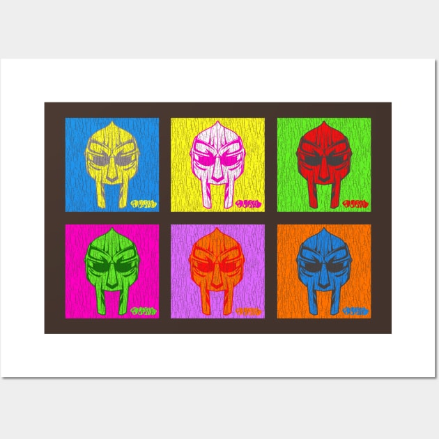 MF Doom Pop Art Style Vintage v1 Wall Art by Hoki Tross Creative